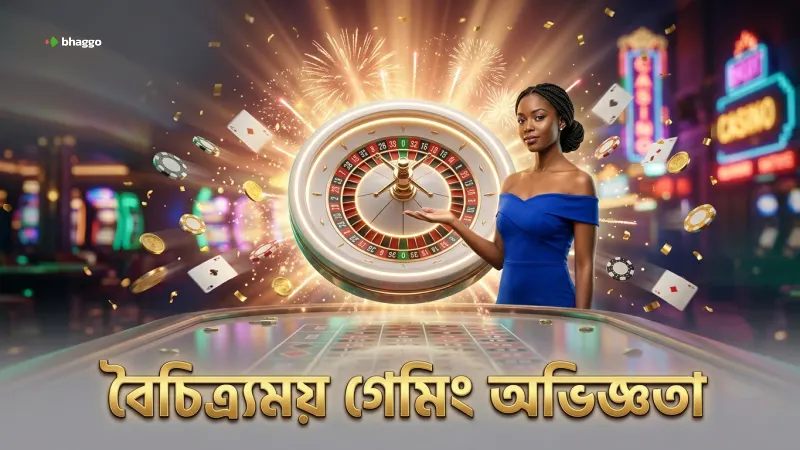 Bhaggo ক্যাসিনোর বৈচিত্র্যময় গেমিং অভিজ্ঞতা